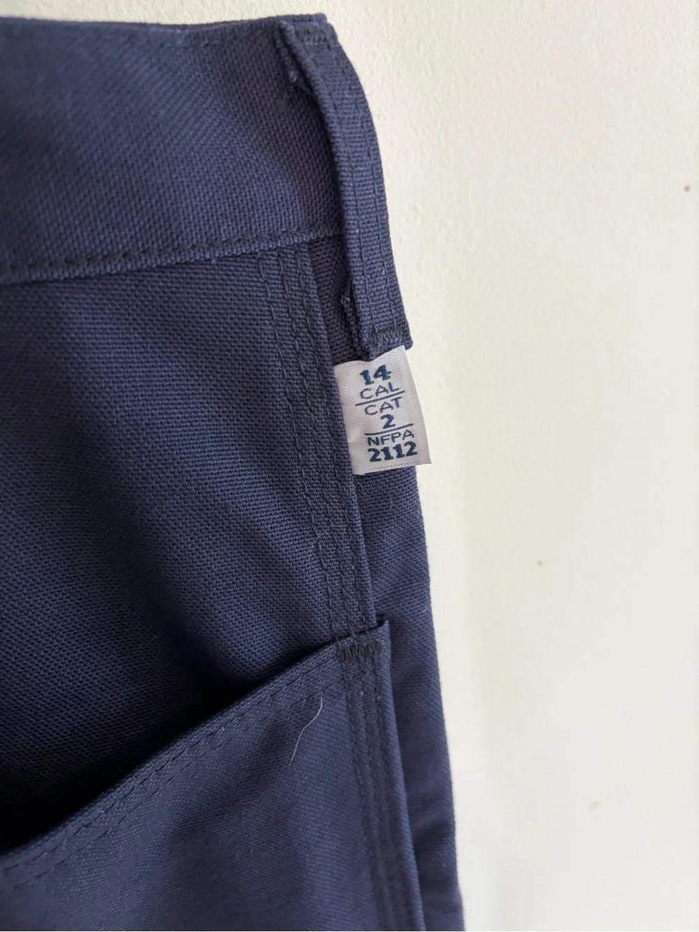 Men's Tyndale FR Navy Work Pants Size 38W 30L NWT